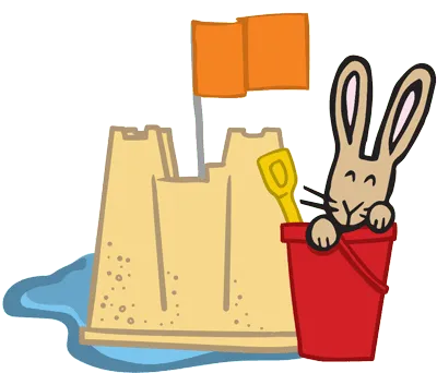 Rabbit Sandcastle